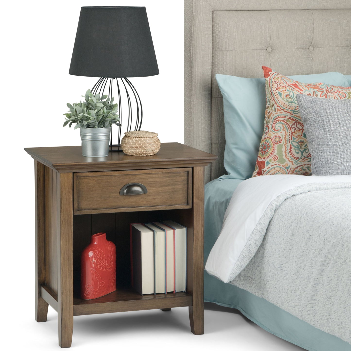 Acadian - Bedside Table, Handcrafted