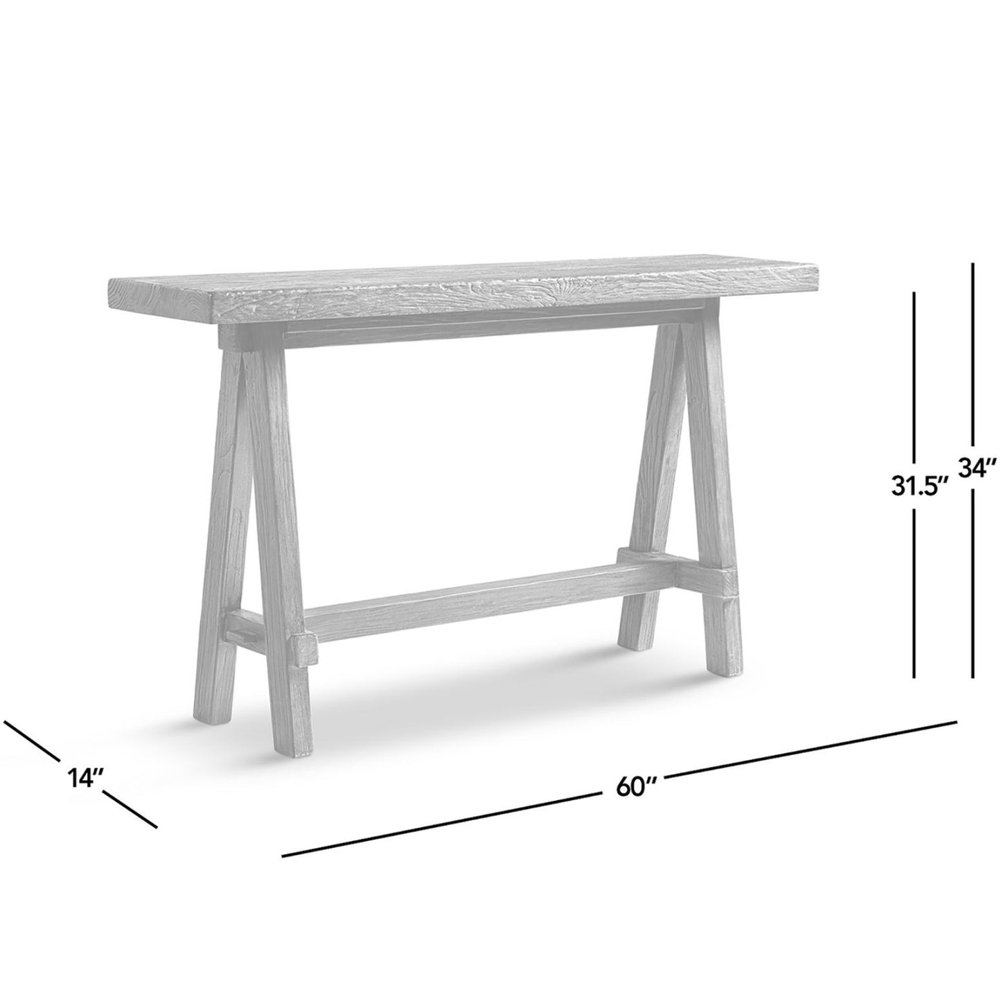 Hawthorne - Trestle Table