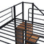 Bunk Bed With Lateral Storage Ladder And Wardrobe