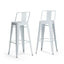 Rayne - Curved Back Metal Stool (Set of 2)