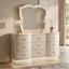 Flora - 9 Drawer Dresser With LED - Champagne