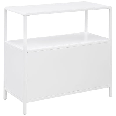 Kenneth - 2 Door Radio Weave Accent Cabinet - White