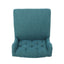 Vienna - Contemporary Fabric Tufted Wingback Counter Stools (Set of 2)