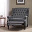 Dunham - Contemporary Fabric Tufted Oversized Pushback Recliner