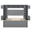 Bed With All In One Cabinet, Shelf And Sockets