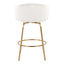 Claire - Contemporary & Glam Counter Stool (Set of 2)