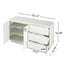 Sideboard, Wide Storage With 2 Doors And 3 Drawers