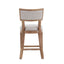 Upholstered Counter Height Bar Stools With Comfy Back (Set of 2)