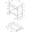 Accent Side Table, Storage Drawer, Spacious Tabletop