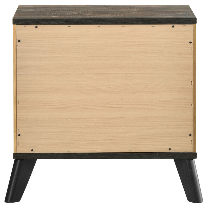 Georgina - 2 Drawer Nightstand - Natural Wood