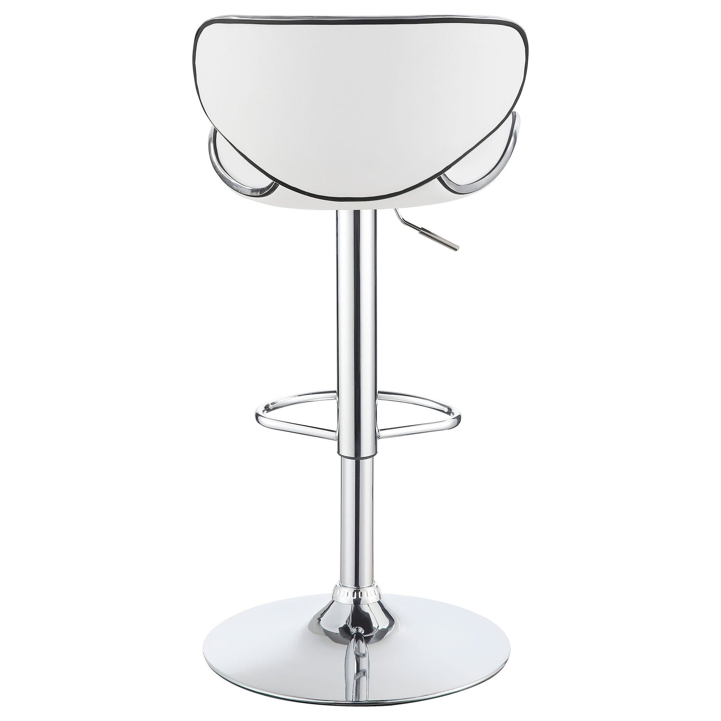 Edenton - Upholstered Adjustable Bar Stool (Set of 2) - White