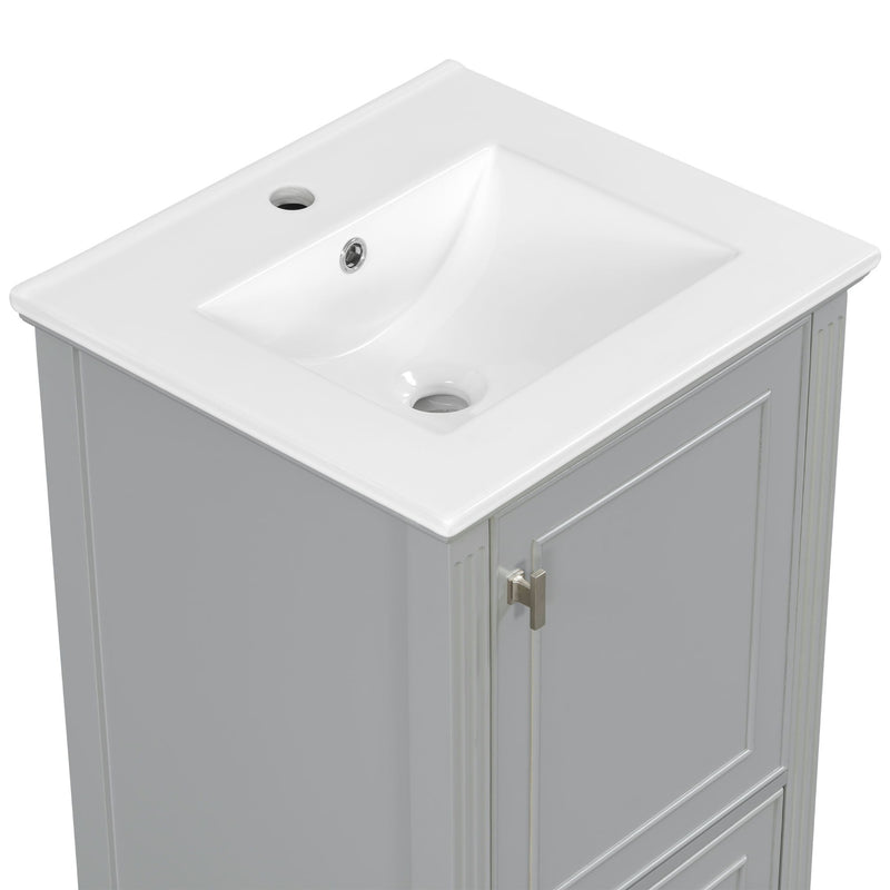 Retro Bathroom Vanity With Sink