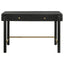 Anser - 2 Drawer Vanity Desk Makeup Table Rounded Design - Black