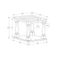 Accent Table, 2 Tier, Square, Traditional - Espresso