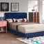 Elegant Transitional Upholstered Bed