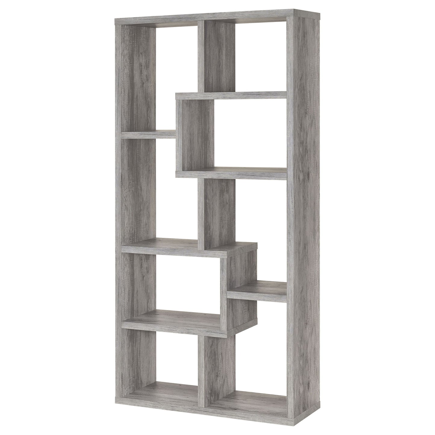 Lawton - 7 Shelf Bookshelf - Driftwood