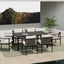 Moana - Patio Dining Table - Dark Brown