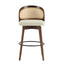 Como - Indoor Wood Barstool (Sey of 2)