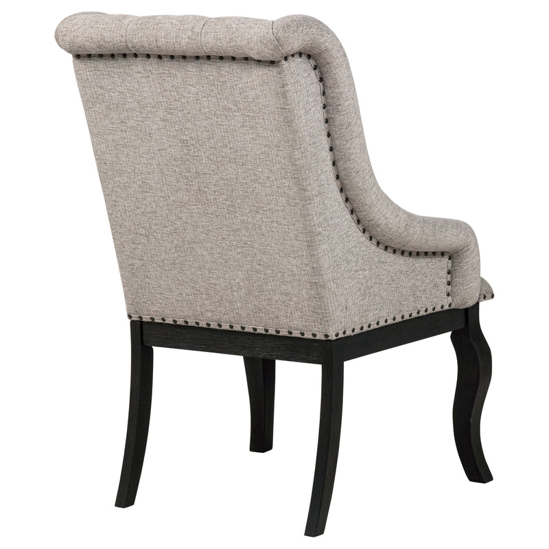 Kinzler - Arm Chair (Set of 2) - Tan / Black