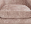 Hi Back Accent Chair - Light Brown