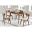 Mid-Century Modern Upholstered Dining Chair (Set of 2)