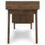 Clarkson - Desk With Side Drawers - Rustic Natural Aged Brown