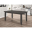 Dexter - Rectangular Plank Top Dining Table - Dark Gray