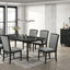 Skyline - Rectangle Dining Table - Onyx