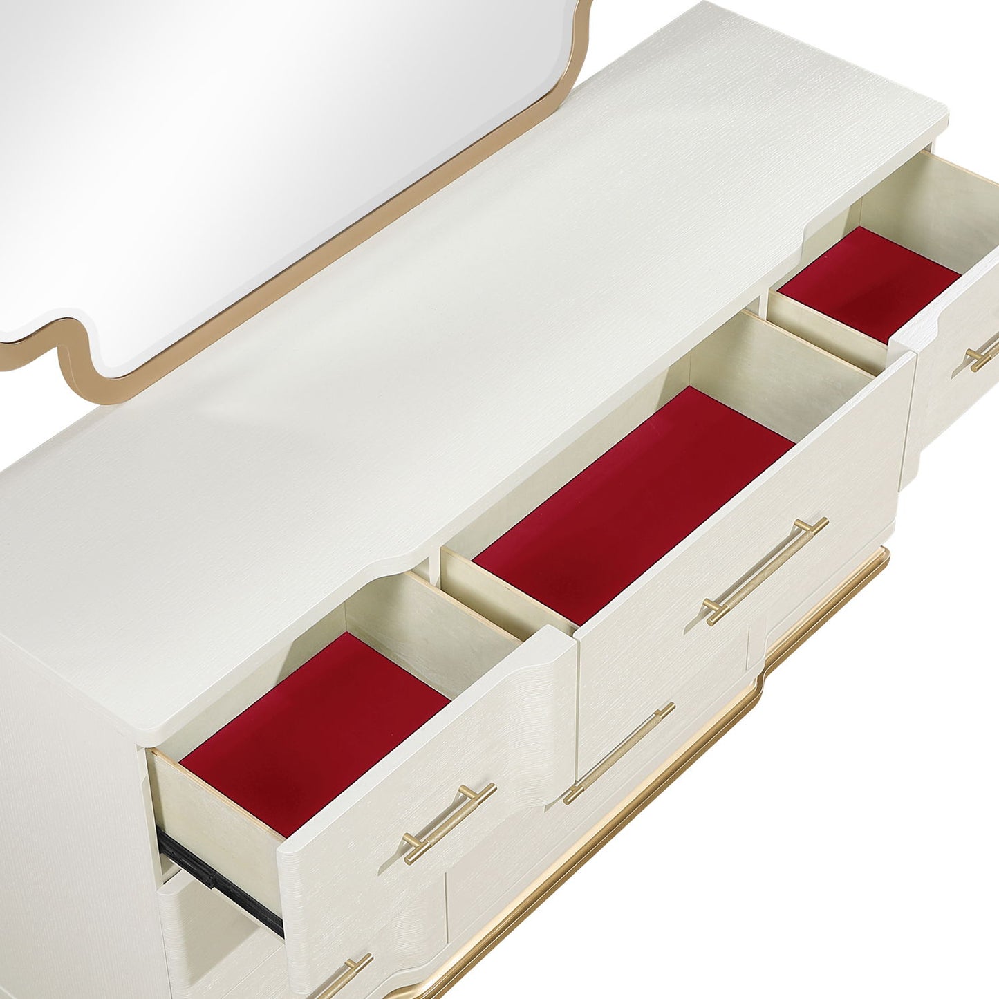 Lexington - 9 Drawer Dresser - Beige