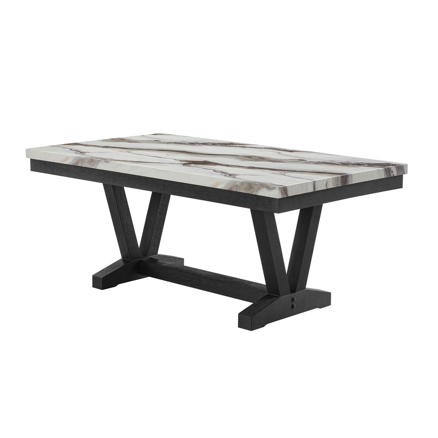 Panda Oceanic - Dining Table And Chairs Set - Black