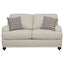 Anderson - 2 Piece Cushion Back Living Room Set - Gray