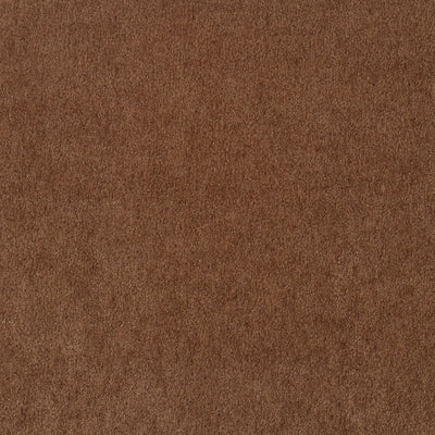 Dania - Upholstered Crescent Loveseat With Curved Tufted Arms - Rust