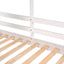 Bunk Bed Wood Bed & Roof, Window, Guardrail, Ladder