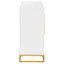 Synchrony - 2 Door Accent Cabinet With Art Deco Trim - White