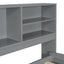 Daybed With 2 Bedside Cabinets, Upper Shelves And 4 Drawers