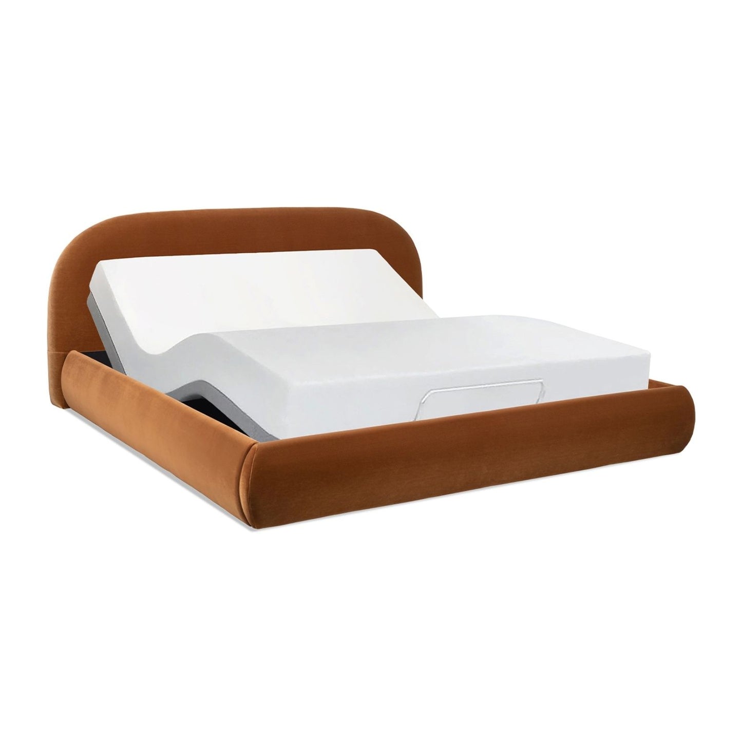 Archie Puffy Grounded - Upholstered Platform Bed