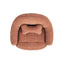 Louie - Dog Sofa Bed With Bone Pillow - Orange