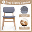 Voyager Upholstered Accent Chair With Splayed Legs And Wood Frame (Set of 2)