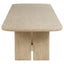 7 Piece Rectangular Dining Table Set With Chair - Oak