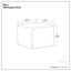 Naya - Upholstered Cube Pouf