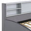 Luxurious Upholstered Platform Bed With Storage Drawers