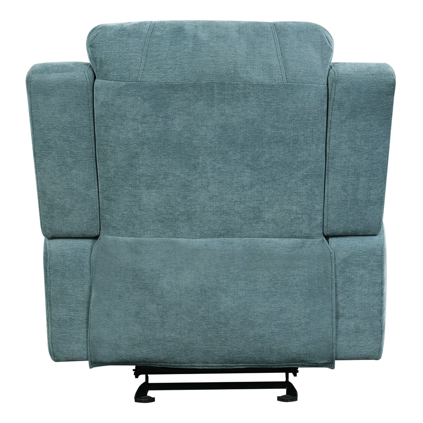 Upholstered Manual Recliner Chair With 3 Adjustable Backrest Positions