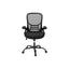 Office Chair With Adjustable Height For Workspaces - Black
