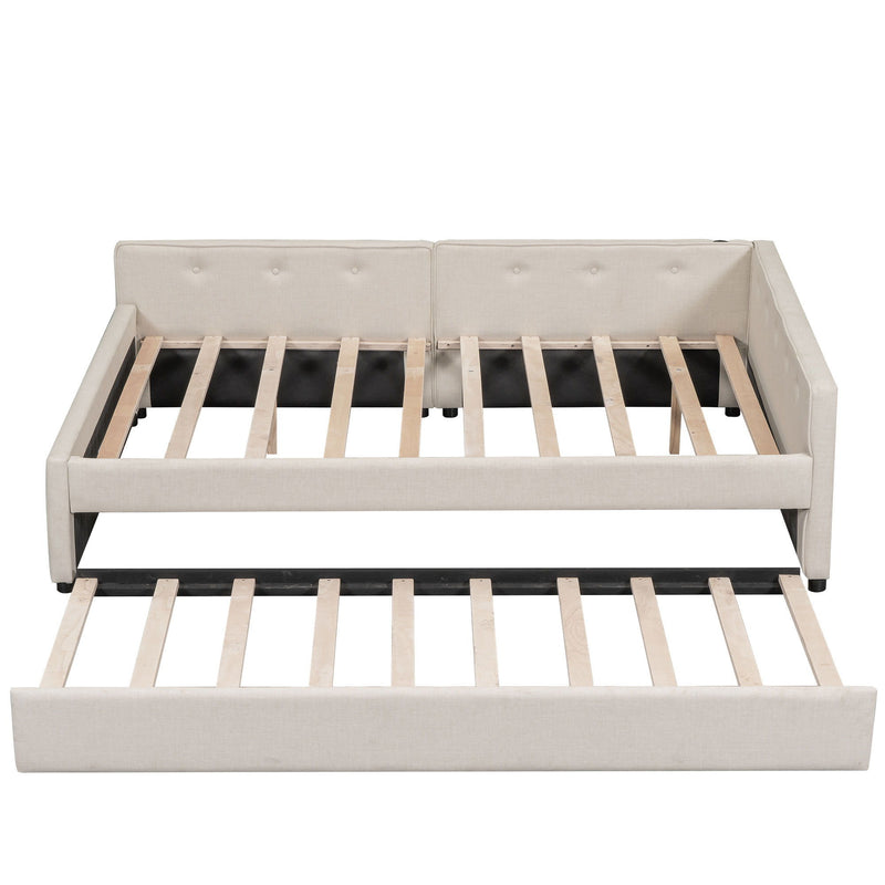 Platform Bed With USB Ports