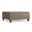 Harrison - Square Coffee Table Ottoman - Brown