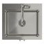 Reed - Deluxe Laundry Cabinet With Pull-Out Faucet And Stainless Steel Sink