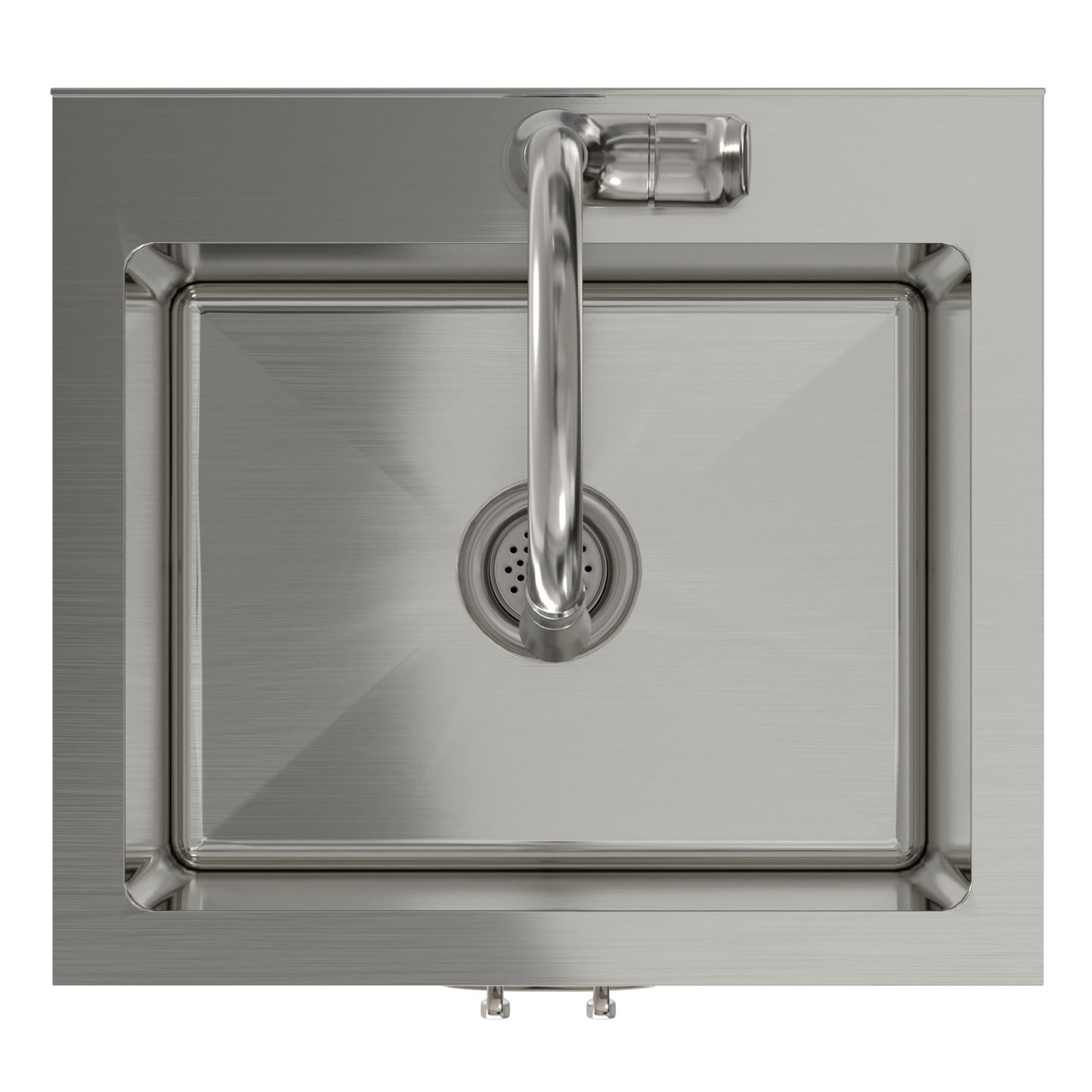 Reed - Deluxe Laundry Cabinet With Pull-Out Faucet And Stainless Steel Sink