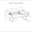 Lowry - Lift Top Coffee Table - Distressed Charcoal Brown