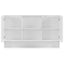 Wall Mounted Bathroom Medicine Cabinet With Double Mirrored Doors