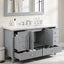 Bathroom Vanity With Separate Sink, Soft Close Doors And 4 Drawers
